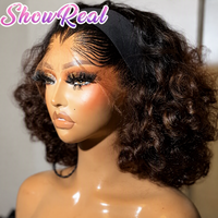 Perruque Lace Front HD en Cheveux Humains 13X6 13X4, Perruque Full Lace à Boucles Volumineuses en Cheveux Bruts avec Cuticules Alignées, Perruque Frontale HD pour Femmes Noires