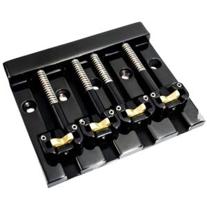 CNC עיבוד מותאם אישית בס גשר 4-מחרוזת 5-חור התאמת ציוד Badass בס שחור - Product Image 1