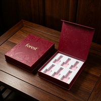 Caja de Cosméticos de Papel de Arte de Lujo Personalizada para Set de Gel, Esmalte de Uñas y Aceite para el Cuidado de la Piel, con Logotipo Impreso e Inserto Protector