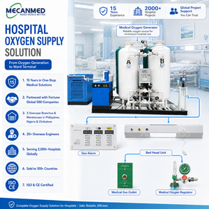 Mecanmed Guangzhou, fournisseur de dispositifs médicaux : Alarme de gaz médical et configuration de terminaux de salle pour projets hospitaliers - Product Image 3