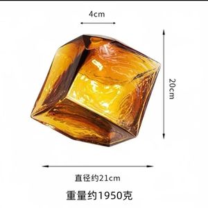 Jarrón de Vidrio Hidropónico Transparente Estilo Art Deco, Inspirado en el Cubo de <span class=keywords><strong>Rubik</strong></span>, Decoración Geométrica para el Hogar, Arreglo Floral Suave - Product Image 5
