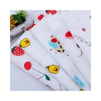 Tissu en fibre de bambou imprimé sur mesure 95 Bambou 5 Spandex Jersey pour bébé Tissu en mousseline de bambou pour langer Blnket
