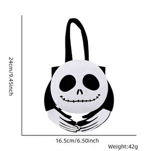 Panier en feutre portable en gros pour Halloween, en forme de citrouille, seau à bonbons pour Diwali, Ramadan, Remise de diplôme, Thanksgiving et autres fêtes - Product Image 6