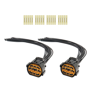 <span class=keywords><strong>2</strong></span> Connecteurs de Câblage de Phare à 10 Broches avec Faisceau de Câblage pour Hyundai Kona Santa Fe Accent Equus Tucson Veloster Kia <span class=keywords><strong>Optima</strong></span> - Product Image 2