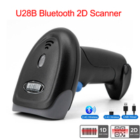 Lector de Códigos de Barras Inalámbrico 1D 2D, con Conexión USB y Bluetooth, Escáner de Códigos de Barras con Lectura Inversa de Datamatrix y Códigos de Puntos, para Sistemas Android, iOS y Windows