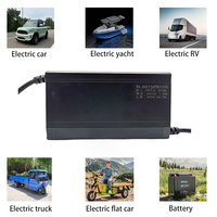 Chargeur de vélo électrique Lifepo4 72V15A, chargeur automatique de moto, chargeur de vélo électrique, chargeur de batterie portable pour voiture au plomb-acide 72V