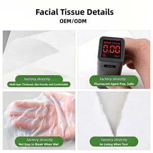 Pañuelos Faciales Suaves de 3 Capas, Papel Tisú de Pulpa de Madera Virgen, Papel Tisú Facial Amigable con la Piel para Uso Diario en el Hogar, Hotel u Oficina - Product Image 2