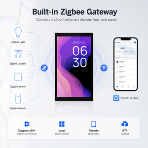Control de Hogar Inteligente Tuya, Pantalla Táctil de 5 Pulgadas, Gateway de Pared, Control por Voz Android, Automatización para Hoteles y Apartamentos, Control por Aplicación - Product Image 3