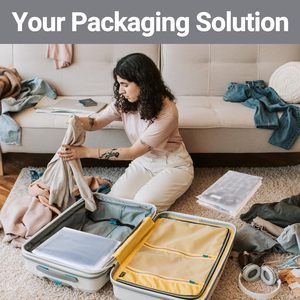 Bán buôn tùy chỉnh <span class=keywords><strong>PVC</strong></span> PE nhựa <span class=keywords><strong>Ziplock</strong></span> Túi flexo in ấn zip đóng cửa cho quần áo hàng may mặc bao bì tùy chỉnh logo bao gồm - Product Image 5