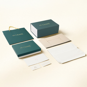Boîte cadeau magnétique pliable personnalisée de luxe écologique pour cosmétiques, vêtements, chemises - Product Image 1