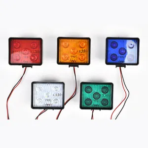 Iluminación adicional automotriz LED24V luces laterales estroboscópicas para camiones, luces traseras explosivas, luces de advertencia de señal de conducción de seguridad