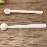 Plastic Micro Tiny Powder Spoon Scoop 0.025ml 0.05ml 0.1ml 0.15ml 0.2ml 0.01g 0.02g 0.04g 0.05g 0.07g 0.08g 0.1g Short Handle
