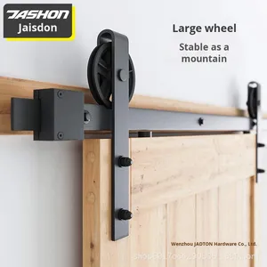 Jiashidun Quincaillerie de <span class=keywords><strong>rail</strong></span> de <span class=keywords><strong>porte</strong></span> de grange en acier <span class=keywords><strong>Rail</strong></span> de <span class=keywords><strong>porte</strong></span> <span class=keywords><strong>coulissante</strong></span> à grande roue pour la construction en gros - Product Image 1