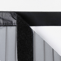 Rideaux de porte magnétiques modernes en polyester pour la prévention des moustiques, installation simple des rideaux anti-mouches magnétiques