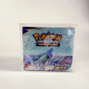 Direct Factory Sale Custom Clear Acrylic Waterproof Booster Box <b>Display</b> <b>case</b> With Magnetic Lid - Product Image 3