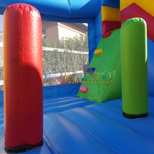 Castillo inflable para fiestas infantiles con tobogán, combo de brincolín inflable con diseño de payaso de circo. - Product Image 4