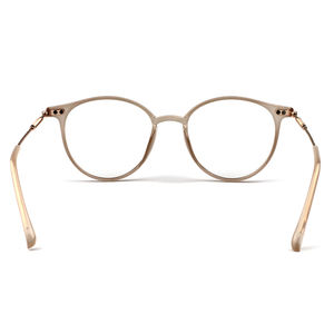 Vente en gros de lunettes de couleur transparentes rondes Tr adaptées aux hommes et aux femmes personnalisation du support - Product Image 4