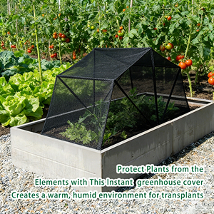 HUGELEAF Steel Anti-Bird Instant Folding <b>Mesh</b> Crop Plant Cover Protects with <b>Wire</b> Frame for Pest Control Plants - Product Image 3