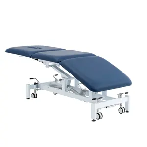 Недорогая Больничная мебель 3-секционная кровать для акушерского осмотра Электрическая Медицинская Регулируемая кушетка для ультразвукового обследования