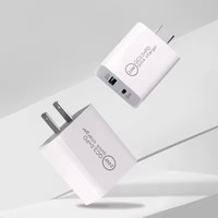 EU US PLUG 20W Chargeur rapide de téléphone Meilleur adaptateur de chargeur mural universel USB + Type C QC 3.0