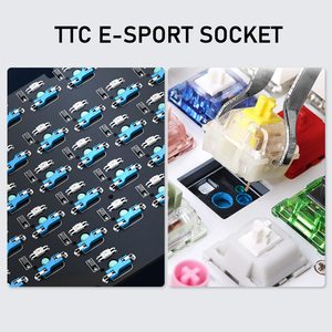 Teclado Mecánico Inalámbrico EPOMAKER <span class=keywords><strong>CIDOO</strong></span> ABM084 TKL, 2.4GHz USB, Interruptores Intercambiables en Caliente, Perilla RGB, para Juegos y Escritura, Compatible con Windows - Product Image 3