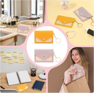 Estuche Personalizado de Cuero PU con Protección de Privacidad y Anillo para Llaves, Organizador de Pastillas y Tarjetas - Product Image 2