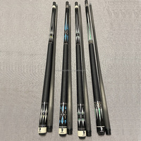 Cuessir Yüksek Kaliteli 12.5mm Karbon Fiber 1/2 Bölmeli Bilardo Istakası Paslanmaz Çelik Radyal Bağlantılı Akçaağaç Saplı Kılıf Dokuz Top 19oz