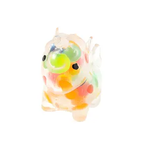 動物の水球減圧ピンチかわいいペットのおもちゃストレスリリーフTPRスクイーズアンチストレスBeadSquishストレス