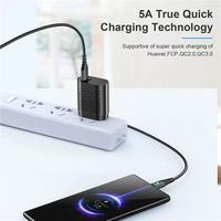 Câble USB Type C tressé en nylon 5A pour Samsung Galaxy S20, câble Micro USB pour Xiaomi, cordon de charge rapide pour téléphone