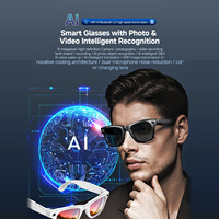 Lunettes intelligentes avec caméra, Bluetooth et Wifi, lunettes IA pour appels et musique, protection UV, lunettes anti-lumière bleue pour un usage quotidien