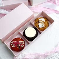 Boîte à biscuits de luxe entièrement personnalisée, emballage alimentaire en carton premium, boîte en papier pour gâteau, chocolat, boîte en kraft avec séparateurs