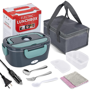Household 3-In-1 Portable Lunch Box Sets Safe Stainless Steel Food Warmer Lunch Box With Carry Bag