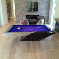 Nouveautés 2026 – Meilleur prix – Table de billard 3-en-1 avec coussin en caoutchouc élastique, tailles 9ft, 8ft, 7ft, pour usage intérieur ou extérieur