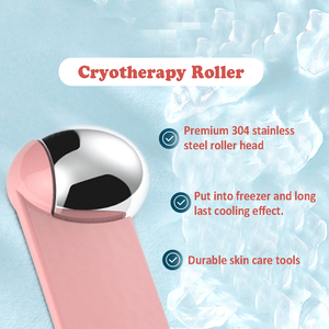 Aplicador de crema de Ojos de metal para masajeador de bolas de rodillo de suero para ojos para reducir el despuffer y masajear - Product Image 4