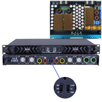 Mansender TOP VENTE Amplificateur Audio Professionnel Numérique Classe D 1U 2-4 Canaux Grande Puissance 2400 Watts MS-2400 Amp MS-42000