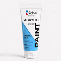 Risa Studio Tubes de Peinture Acrylique 75ml, 37 Couleurs Vives, Fournitures de Peinture pour Loisirs Créatifs, pour Bricolage, Art, Artisanat, Toile, Bois, Pierre, Coffret Cadeau