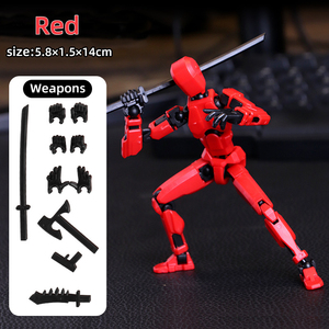 Robot de cambio de forma móvil multiarticulado impreso en 3D, modelo de 13 Figuras de acción, juguetes para niños y adultos, nuevos juegos para padres e hijos, regalos - Product Image 4