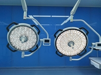 Lámpara Quirúrgica Móvil LED sin Sombra para Hospital, de Aleación de Aluminio, con 48 Perlas OSRAM, para Cirugía Animal