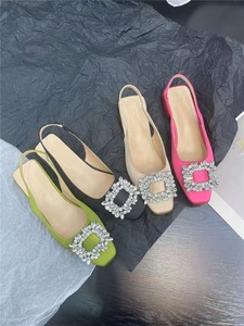 Sandalias de mujer de 4 colores zapatos de tacón bajo 615 - Product Image 4