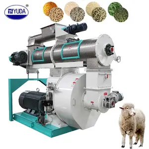 YUDA Factory Price Chicken Food Pellet Machine / Poultry Feed Pellet Making Machine Animal Feed Processing Equipment