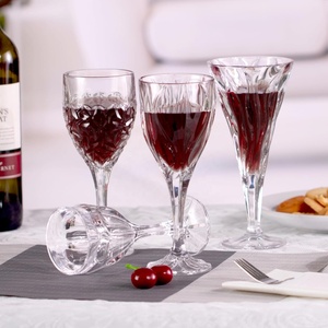 Verres à <span class=keywords><strong>vin</strong></span> de <span class=keywords><strong>Bordeaux</strong></span> en cristal soufflé à la main de 250 ml, bord fin et pied long - Product Image 5