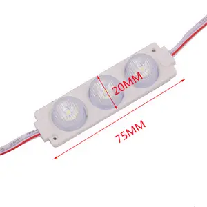 สูงสดใส 12v 24v 3 leds modulo 3w กลางแจ้ง 2835 ป้ายโมดูล smd 7520 กล่องไฟ led โมดูลฉีด