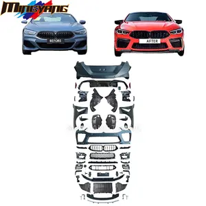 Hoge Kwaliteit Auto Bumpers 1:1 Conversie Kit M8 Auto Upgrade Body Kit 8 Serie Accessoires Voor Bmw G14 G15 G16 Bodykit 2018