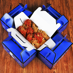 Cajas <span class=keywords><strong>de</strong></span> Embalaje para Comida para Llevar Personalizables al por Mayor para Hamburguesas, Papas Fritas, Palomitas <span class=keywords><strong>de</strong></span> Maíz, Nuggets <span class=keywords><strong>de</strong></span> Pollo, Pollo Frito, con Laminación Mate - Product Image 4
