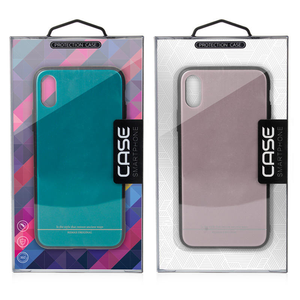 เคสป้องกันสมาร์ทโฟนสีน้ำตาลและสีเทา บรรจุภัณฑ์แบบฝาพับพร้อมหูหิ้วพิมพ์ลาย UV ดีไซน์ระดับไฮเอนด์ - Product Image 3