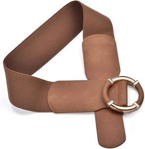 Ceinture élastique personnalisée pour femmes et hommes, ceinture large extensible, ceinture vintage épaisse, ceinture en <span class=keywords><strong>cuir</strong></span> PU - Product Image 5