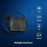 Radar Aliran Lalu Lintas Yteq TFRE350 350m untuk Terowongan, Deteksi Kendaraan MmWave, CAN RS485 TTL Ethernet, 8+ Jalur, 256 Target, Non-Kontak XY