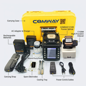 Soudeuse à ruban optique Comway C10R haute vitesse 12 cœurs à alignement automatique et chauffage intégré pour télécommunications - Product Image 5