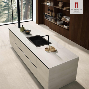 Baldosa de Porcelana de Gran Formato con Aspecto de <span class=keywords><strong>Madera</strong></span> de Álamo Mate de 3000x1200 mm, Moderna, para Interiores, para Encimeras - Product Image 4