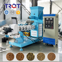 Machine automatique d'extrusion de nourriture flottante pour poissons, animaux de compagnie, chiens et chats, 600 kg/h